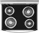 Whirlpool® 30" Stainless Steel Freestanding Electric Range-4