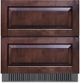 Summit® 30" Panel Ready Refrigerator Drawers-0