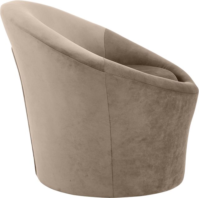 Meridian Furniture Tristan Taupe Velvet Upholstered Accent Chair-2