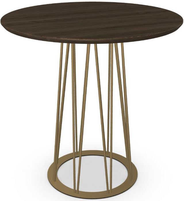Amisco Customizable Calypso Solid Ash Bar Table with 42" Tabletop -0