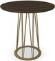 Amisco Customizable Calypso Solid Ash Bar Table with 42" Tabletop -0