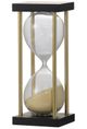 A & B Home Papin Black/Tan 30-Minute Hourglass-0
