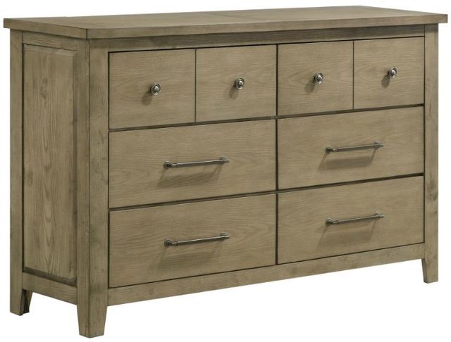 Coaster® Hazlewood 4-Piece Vineyard Oak Eastern King Panel Bedroom Set-3