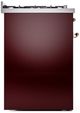 Ilve® Nostalgie II Series 30" Burgundy Pro Style Dual Fuel Range-4