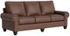 Bassett® Furniture Customizable Benchmade Premier Leather Large Panel Arm Sofa-0