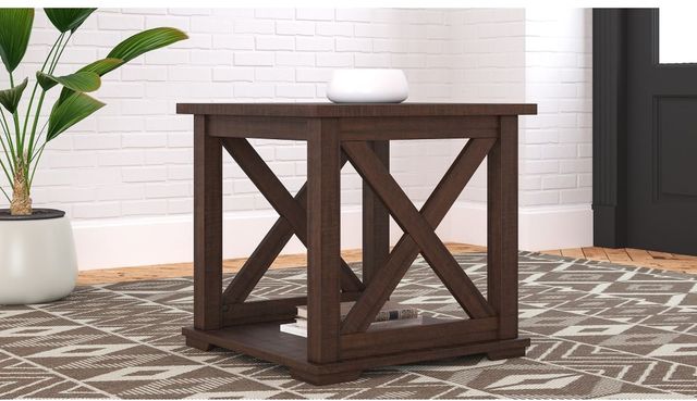 Signature Design by Ashley® Camiburg Warm Brown Square End Table-4
