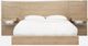 Modus Furniture One Bisque Queen Panel Bed with Floating Nightstands-2