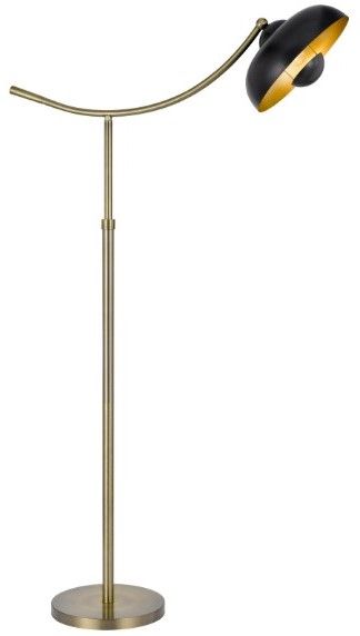 Cal® Lighting & Accessories Planetoid Dark Antique Brass/Bronze Floor Lamp-2