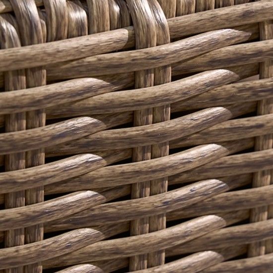Signature Design by Ashley® Revare Beach Beige Fabric/Resin Wicker Outdoor Loveseat-4