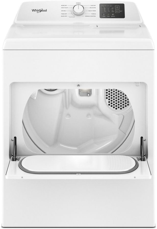 Whirlpool® 7 Cu. Ft. White Front Load Gas Dryer with AutoSensing and Wrinkle Shield™ Option-1