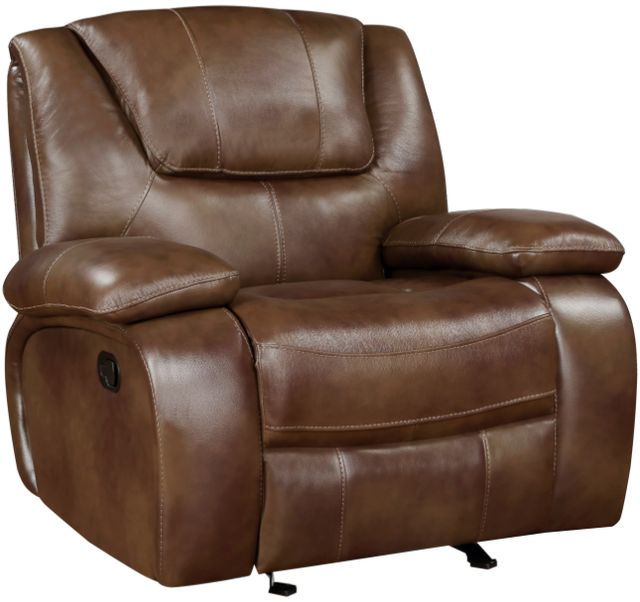Homelegance® Ellicott Brown Manual Glider Recliner-0
