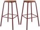 ACME Furniture Scarus 2-Piece Natural/Red Bar Stool Set-0