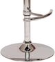 Armen Living Malibu Chrome/Cream/Walnut Adjustable Bar Stool-3