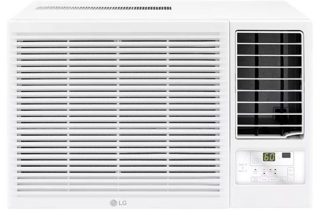 LG 12,200 BTU's White Window Mount Air Conditioner with 11,200 BTU's Heating-0