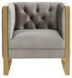 VIG Furniture Divani Casa Carlos Gray Accent Chair-1