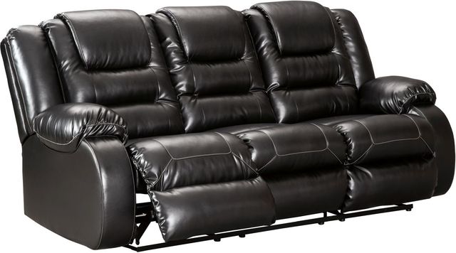 Signature Design by Ashley® Vacherie 3-Piece Black Reclining Sectional-2