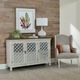 Liberty Furniture Westridge Antique White/Brown 56" Accent Cabinet-1