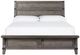 Intercon Forge Wire Brushed Steel Gray Queen Panel Bed-2