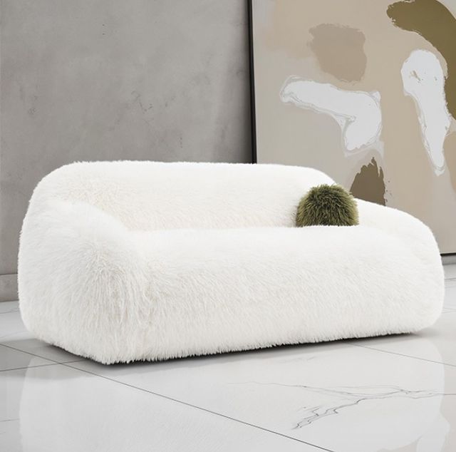 Furniture of America® Darwen White Sofa-1
