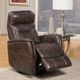 Parker House® Gemini Truffle Power Swivel Glider Recliner-4