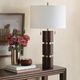 Crestview Collection Evander Brown Column Table Lamp-1