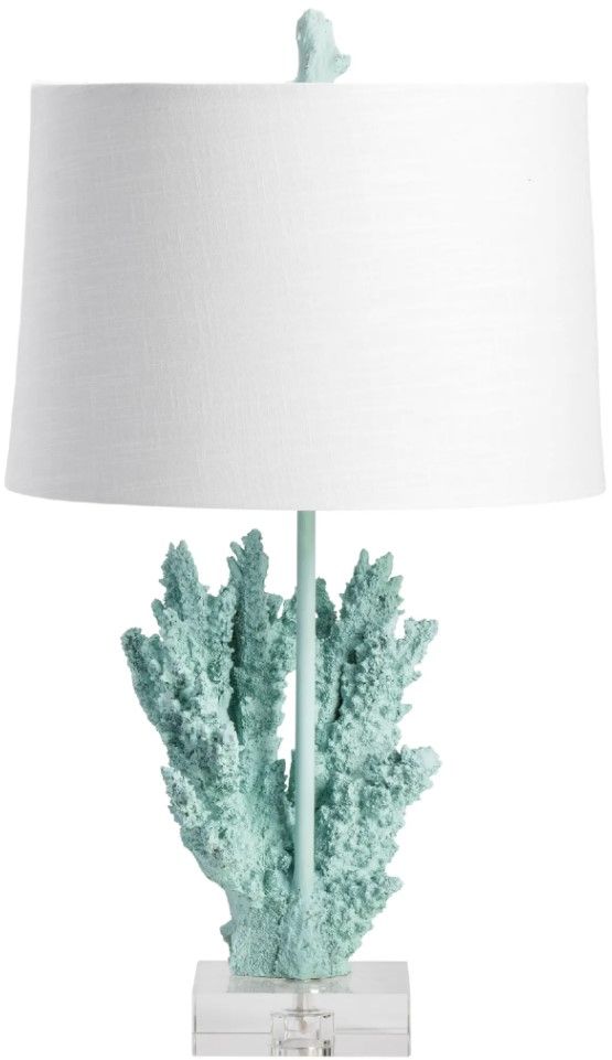 Crestview Collection Coral Blue Table Lamp-0