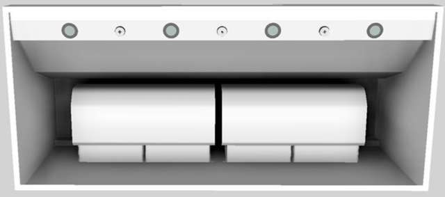Vent-A-Hood® 54" White Wall Mounted Range Hood-3