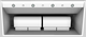 Vent-A-Hood® 54" White Wall Mounted Range Hood-3