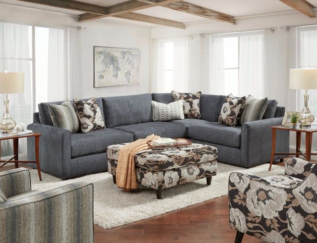 Fusion Furniture Argo Ash Poem Charcoal Gray Swivel Glider Chair-1
