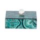 A & B Home Bethany Blue 10" Marbled Box-1