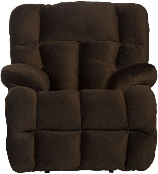 Catnapper® Cloud 12 Chocolate Power Lay Flat Chaise Recliner-3