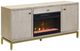 Martin Furniture Vancouver Greige 64" Fireplace TV Stand-0