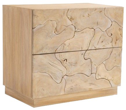 Bernhardt Calavaras Bernhardt Interiors Bleached Teak Nightstand-0