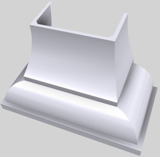Vent-A-Hood® Designer Series 48" White Wall Mounted Range Hood-3