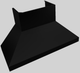 Vent-A-Hood® 54" Black Wall Mounted Range Hood-4