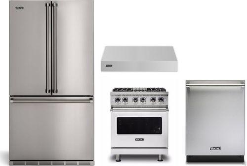 Viking 4 Piece Stainless Steel Kitchen Package