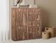 International Furniture Direct Balam Brown Gentleman's Chest-1