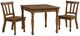 Steve Silver Co. Joanna 3-Piece Mocha Kids Dining Table Set-0