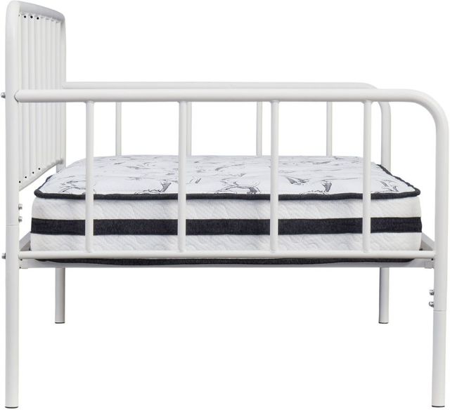 Signature Design by Ashley® Trentlore White Twin Metal Day Youth Bed with Platform-2