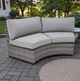 Kingston® Casual Silver Oak Aluminum Outdoor Sofa-1