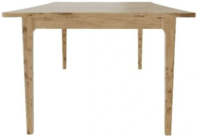 Mavin Customizable 42" x 48" Concave Extendable Dining Table with 2 Leaves-2