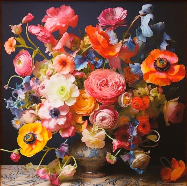 StyleCraft Floral 24 Wall Art-1