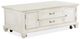Magnussen Home® Newport Alabaster Cocktail Table with Casters-2