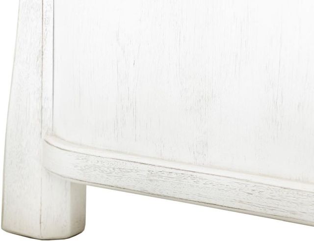 International Furniture Direct White Roots White Eastern King Platform Simple Bed-4