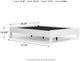 Signature Design by Ashley® Piperton White Youth Full Platform Bed-2