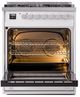 Ilve® Professional Plus II Series 30" Custom RAL Colors Pro Style Dual Fuel Range-2