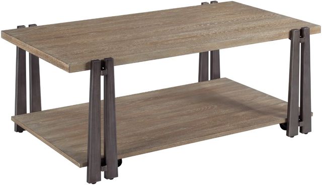 Hammary® Pasadena-Hamilton Brown Rectangular Coffee Table-0