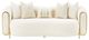 Michael Amini® Sassani Crepe/Gold Sofa-2
