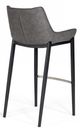 VIG Furniture Modrest Robert 2-Piece Black/Gray Bar Stool Set-1