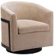 Zuo® Modern Hanko Golden Beige Swivel Chair-0